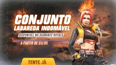 Diamante Royale Free Fire Conjunto Labareda Indomável