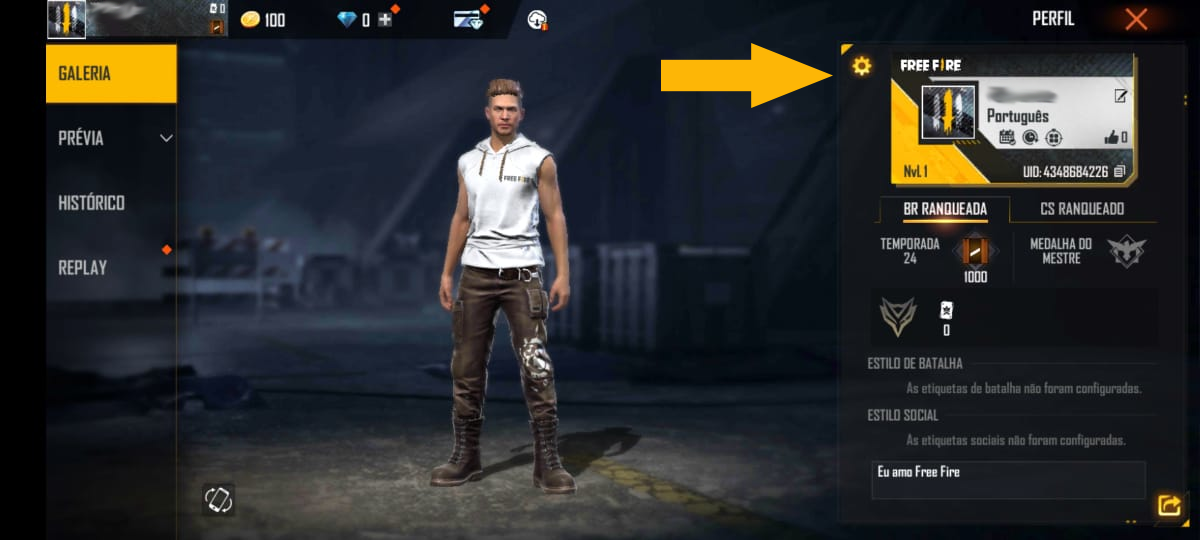 Símbolos de Nuvem para Nick no Free Fire: Copiar e Colar ☁ - Free