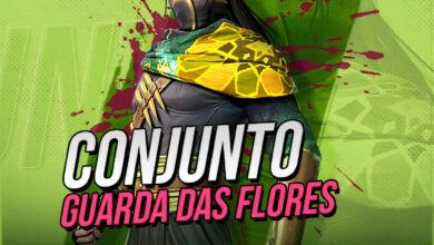 Diamante Royale Free Fire Conjunto Guarda das Flores Confira