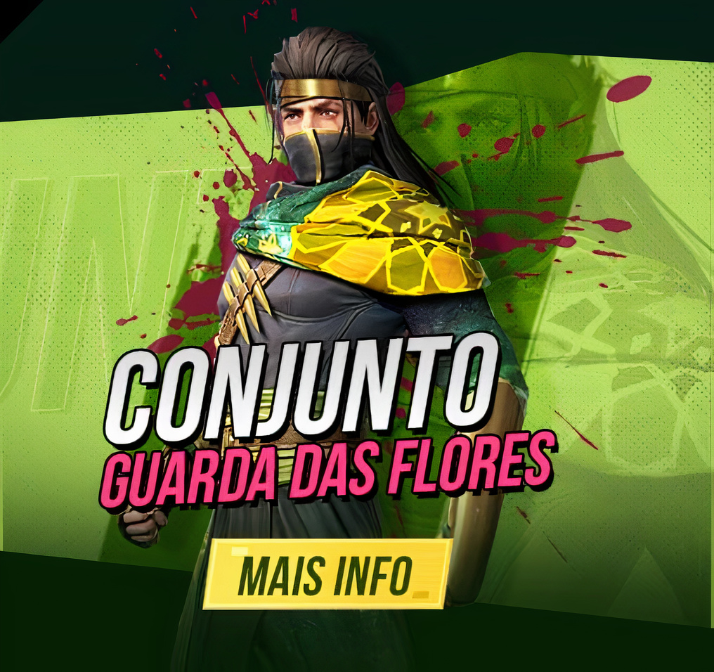 Diamante Royale Free Fire Conjunto Guarda das Flores Confira