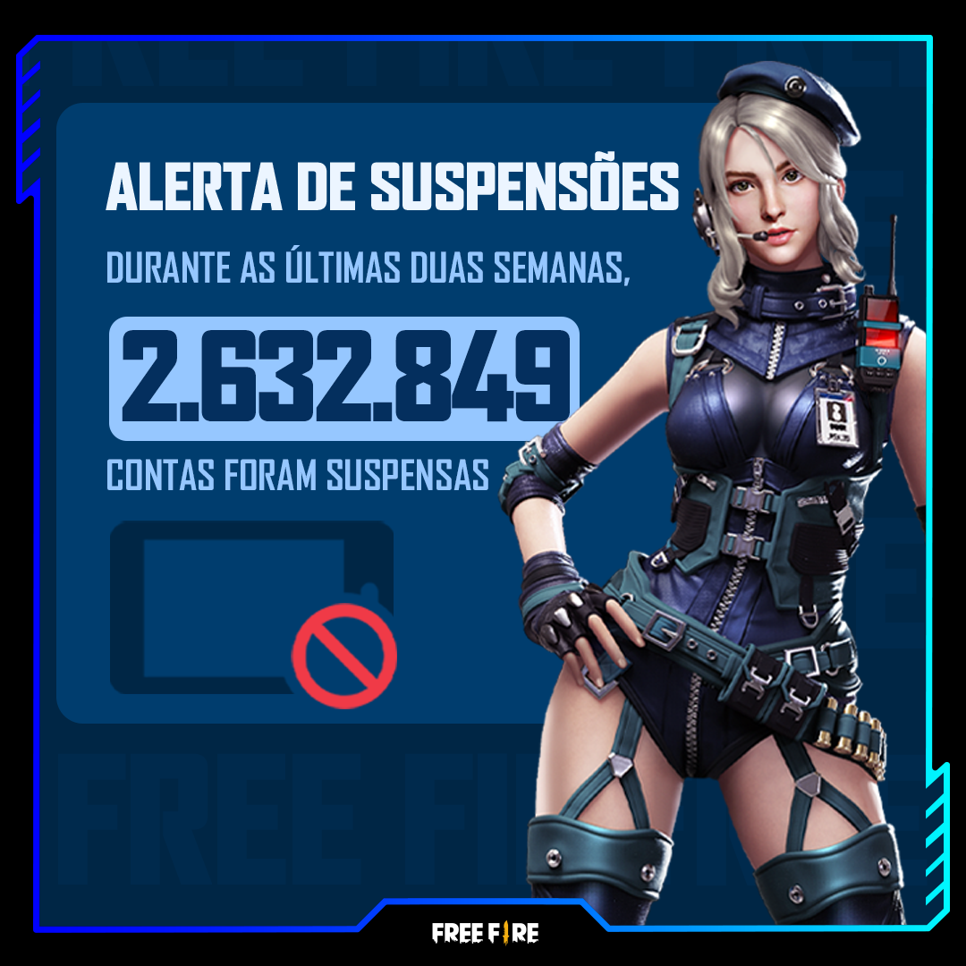 Garena baniu cerca mais de 2.6 milhões de contas por uso de hacks no Free Fire