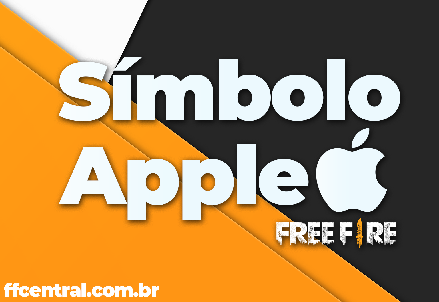 Como colocar o Símbolo da maçã  do iOS no nick do Free Fire! 