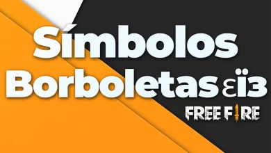 simbolo borboletas para nick