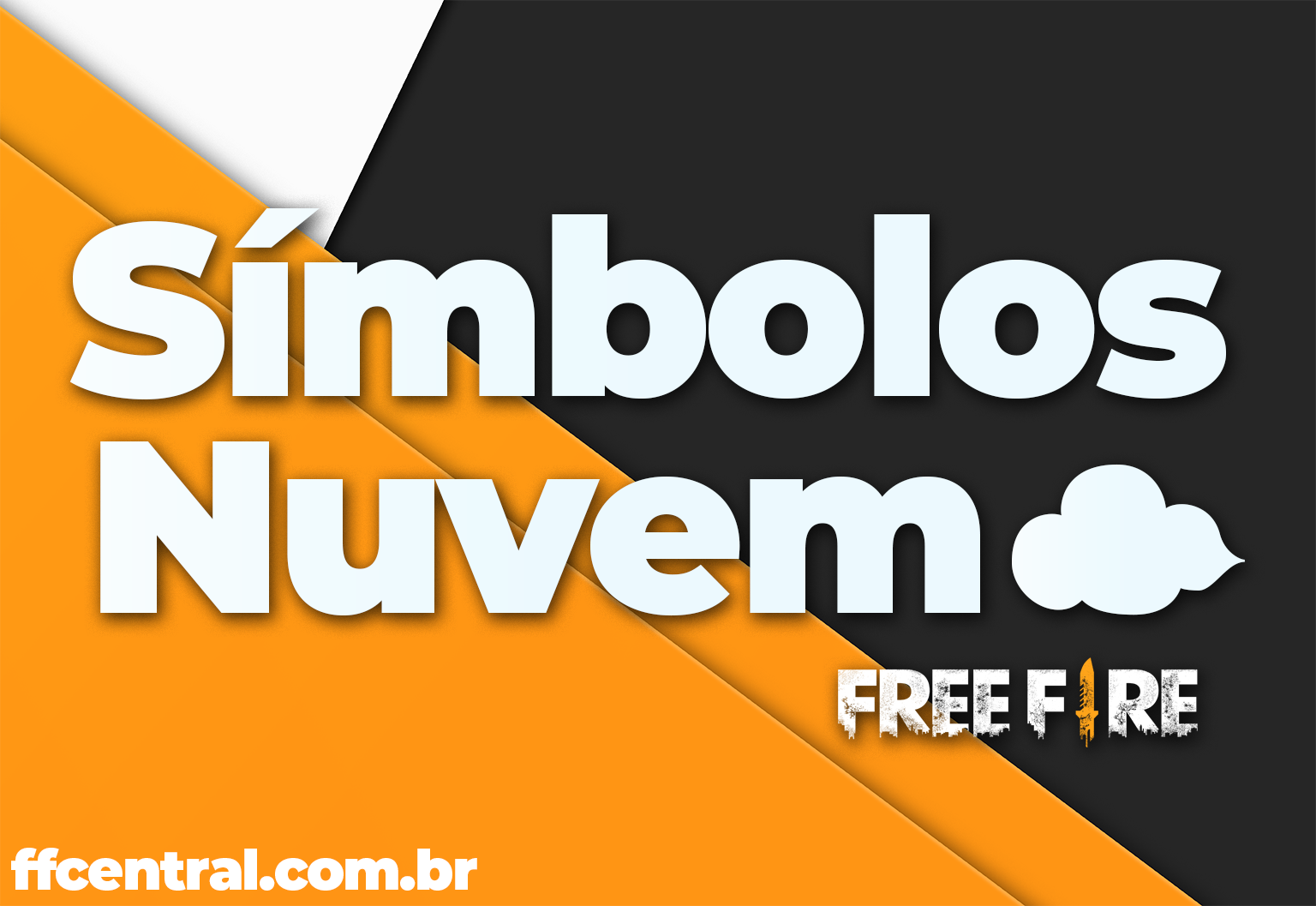 Blogfreefirebr - Copies o Símbolo que se assemelha a nuvem