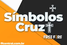 simbolos cruz para nick