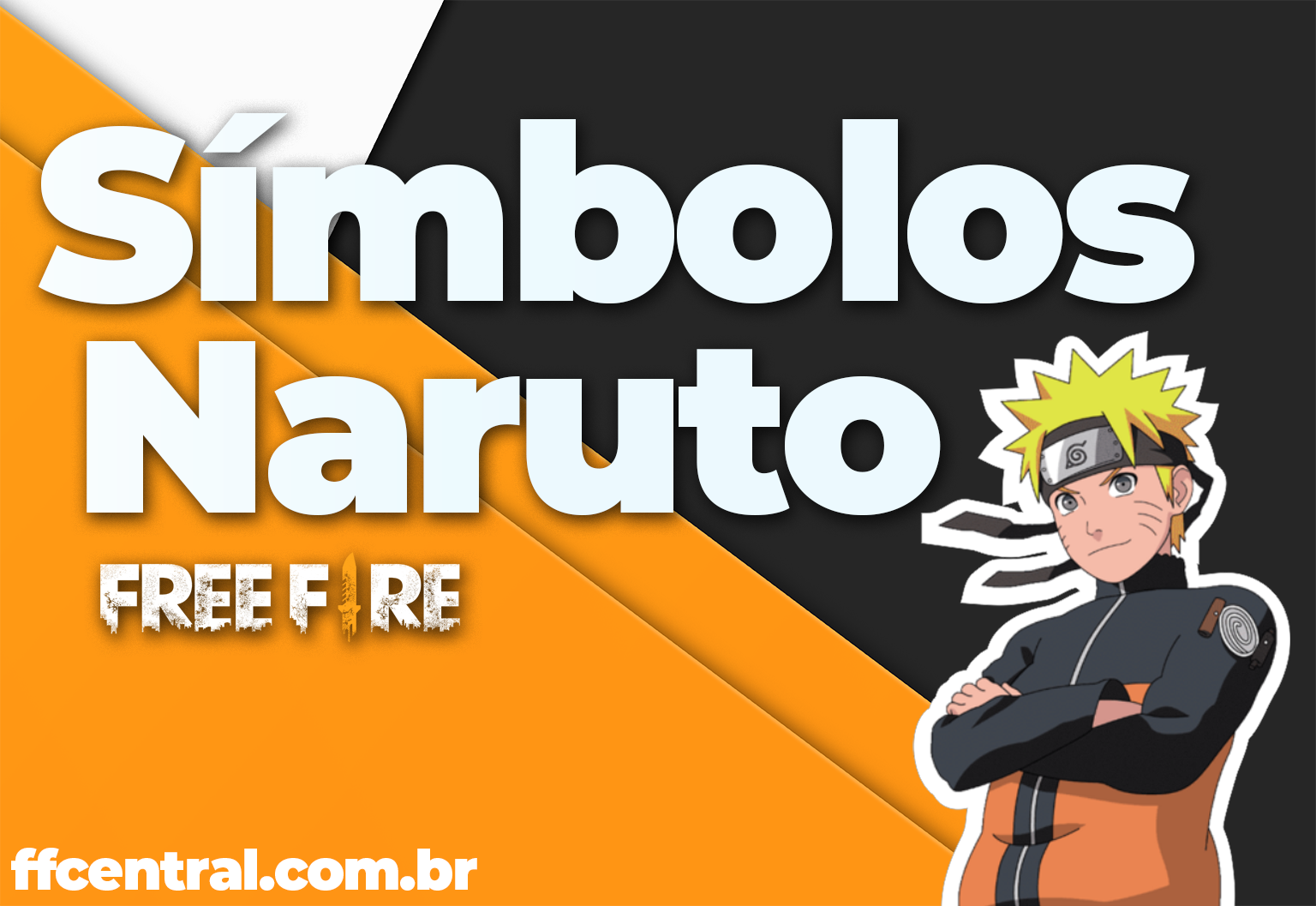 Símbolos de Naruto para Nick no Free Fire: Copiar e Colar ☁ᔪᔭ