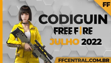 CODIGUIN FF 2022 Códigos Free Fire ativos para resgatar no Rewards Garena Julho 2022