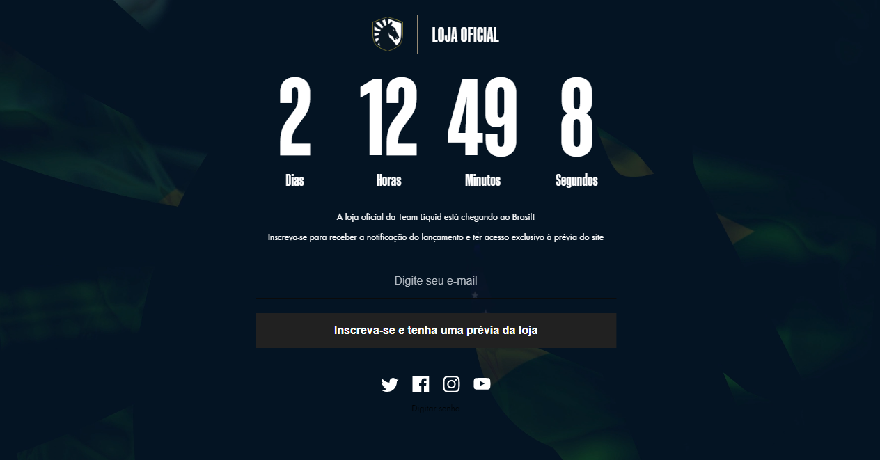 team liquid loja oficial data lançamento