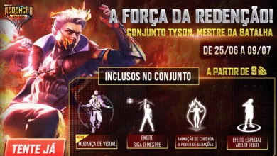 torre tokens free fire conjunto tyson mestre da batalha