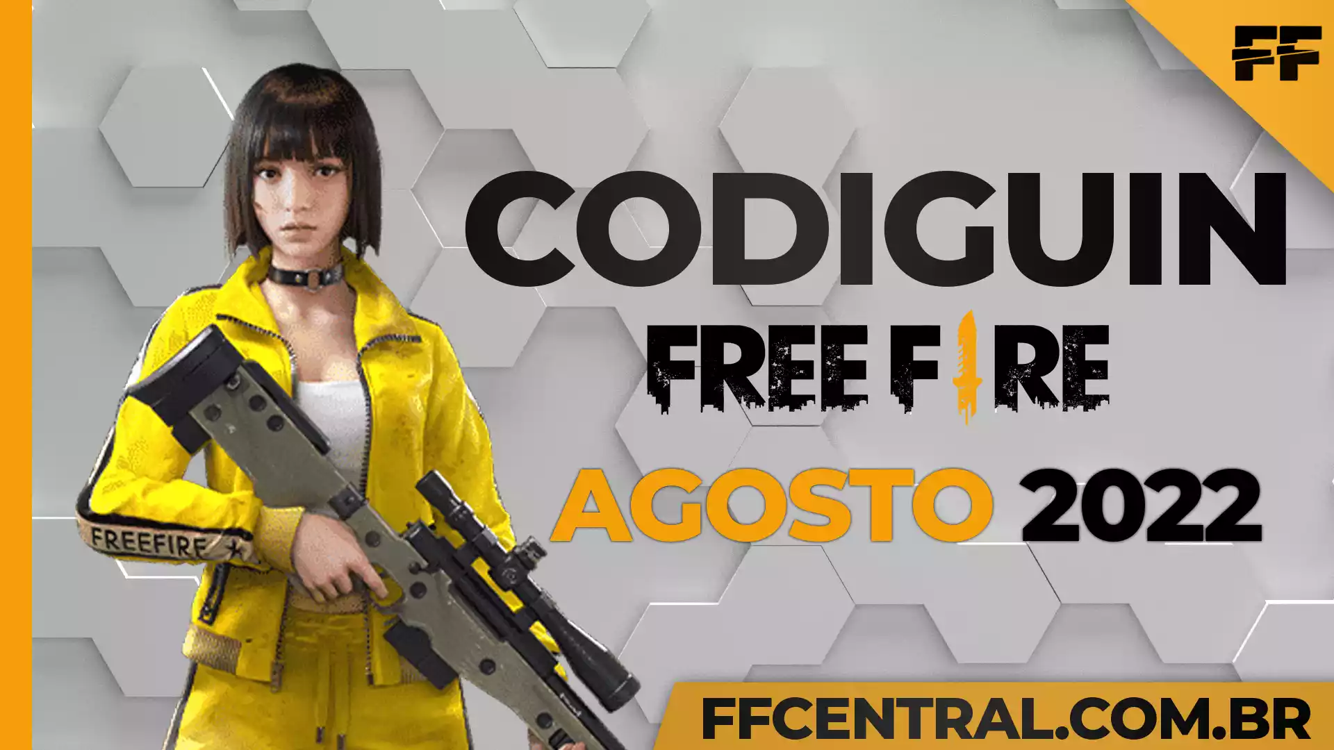CODIGUIN FF 2022 Códigos Free Fire ativos para resgatar no Rewards Garena Agosto 2022