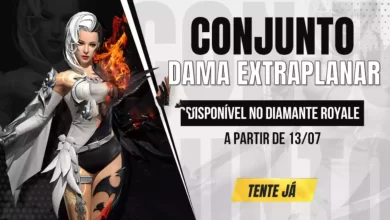 Diamante Royale Free Fire Conjunto Dama Extraplanar Confira