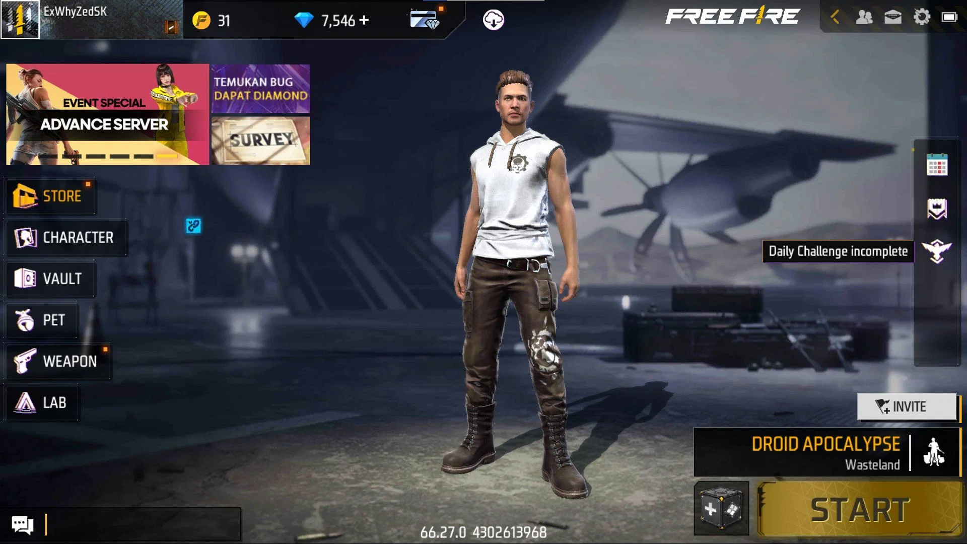 Servidor Avançado OB35 Free Fire: Novos personagens misteriosos, novo pet e muito mais