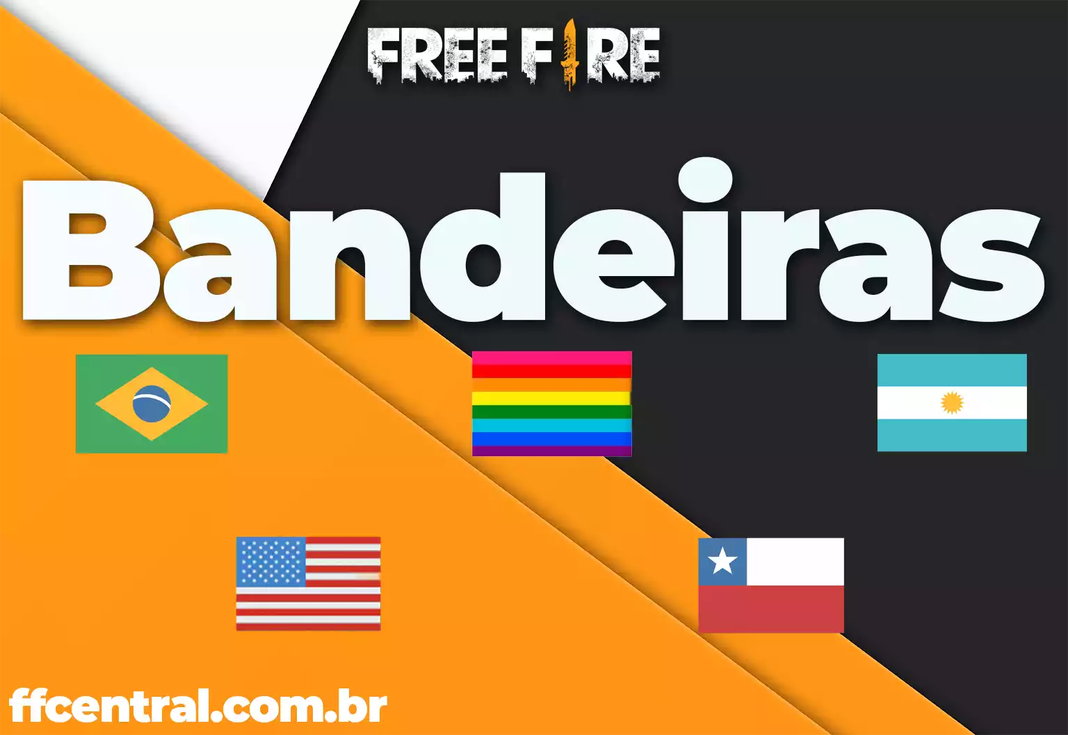 Letras coloridas FF  Aprenda a personalizar sua assinatura