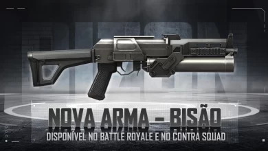 servidor avançado free fire nova arma bisão