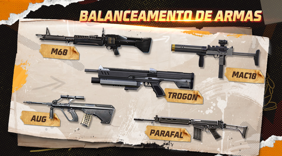 Notas da atualização Free Fire Janeiro 2023